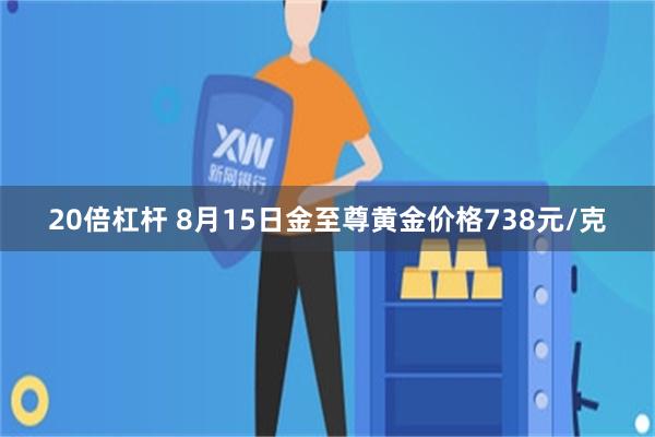 20倍杠杆 8月15日金至尊黄金价格738元/克