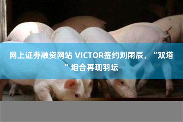 网上证劵融资网站 VICTOR签约刘雨辰，“双塔”组合再现羽坛