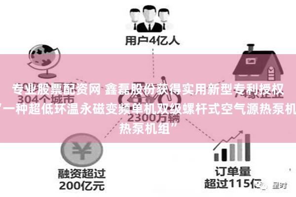 专业股票配资网 鑫磊股份获得实用新型专利授权：“一种超低环温永磁变频单机双级螺杆式空气源热泵机组”