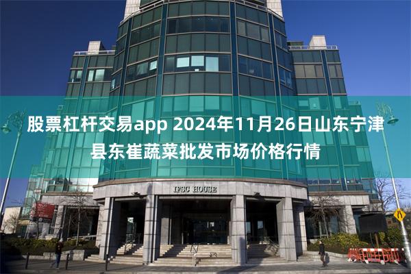 股票杠杆交易app 2024年11月26日山东宁津县东崔蔬菜批发市场价格行情