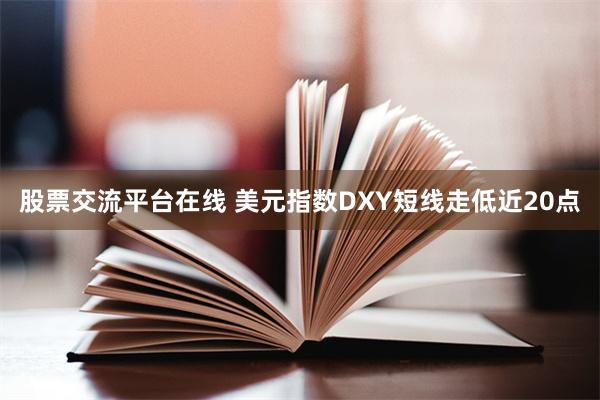 股票交流平台在线 美元指数DXY短线走低近20点